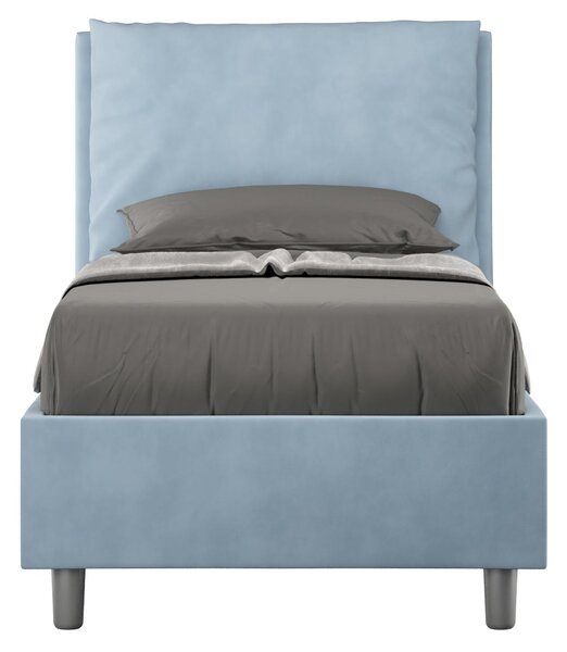 Letto Singolo 80x190 cm Senza Rete Antea Azzurro