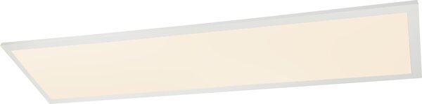 Lampada da soffitto Globo Lighting, alluminio bianco, diffusore in acrilico opaco bianco, dimensioni: 800x200x55 mm, include LED 40W 230V, flusso luminoso: 4650 lm, emissione luminosa: 2700 lm, temperatura di colore: 3000K
