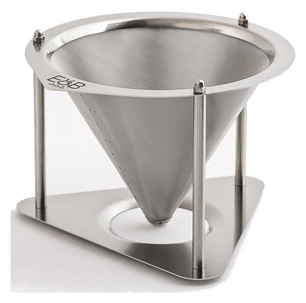 E&B Lab Dripper Filtro Inox Ultra Fine 35 micron Membrana Metallica in Filo Metallico