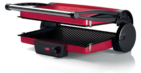 Bosch TCG4104 Rosso Bistecchiera 2000W Superficie Grill 33x24cm Piastre amovibili