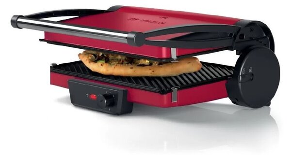 Bosch TCG4104 Rosso Bistecchiera 2000W Superficie Grill 33x24cm Piastre amovibili