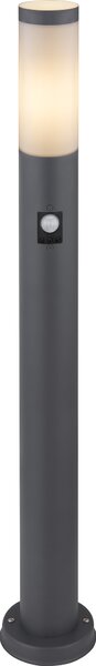 Globo Lighting luce da esterno in acciaio inox antracite, 1x E27