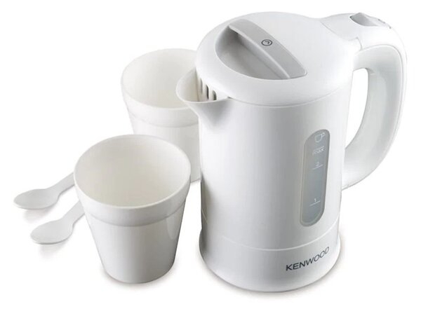 Kenwood JKP250 Bollitore da Viaggio Compatto 0.5L DoppioVoltaggio 2Tazze 2Cucchiai