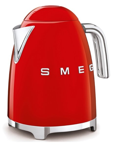 Smeg KLF03RDEU Rosso Lucido 50's Style Bollitore 1,7 litri 7 Tazze Soft Opening AutoOFF 100°C