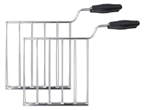 Smeg TSSR01 Inox Coppia Pinze per Tostapane 2 Fette 50's Style