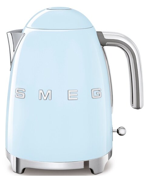Smeg KLF03PBEU Azzurro Lucido 50's Style Bollitore 1,7 litri 7 Tazze Soft Opening AutoOFF 100°C