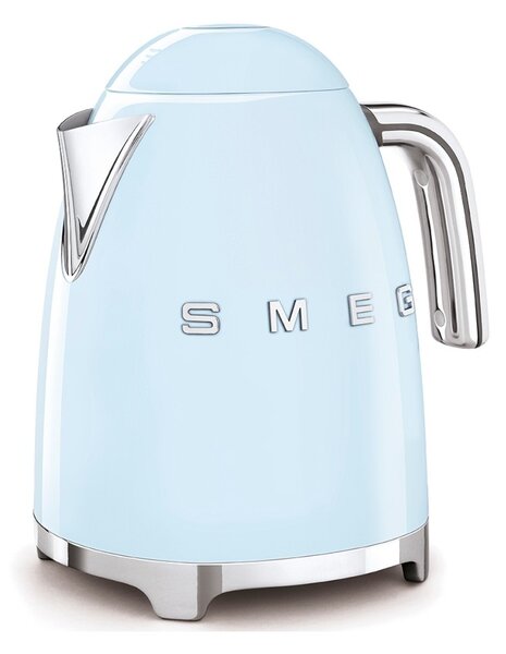 Smeg KLF03PBEU Azzurro Lucido 50's Style Bollitore 1,7 litri 7 Tazze Soft Opening AutoOFF 100°C
