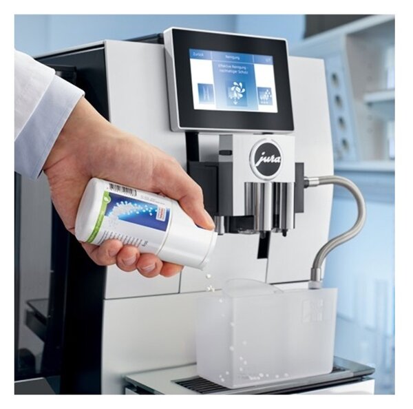 Jura Milk System Cleaner Mini-Tabs 90g Dosing cap Detergente Sistema Latte con Dosatore