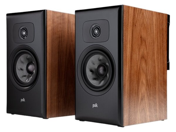 Polk Audio Legend L200 Brown Walnut Coppia Casse Scaffale 200W 2vie T2.5 W16 Power Port