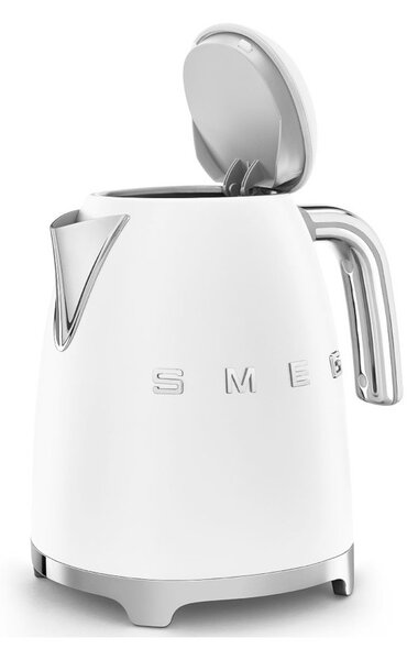Smeg KLF03WHMEU Bianco Opaco 50's Style Bollitore 1,7 litri 7 Tazze Soft Opening AutoOFF 100°C