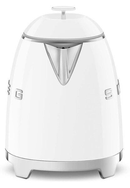 Smeg KLF05WHEU Bianco Lucido 50's Style Mini Bollitore 0,8 litri 3 Tazze AutoOFF 100°C
