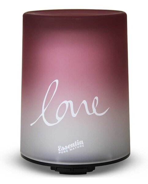 Essentia Diffusore ad Ultrasuoni per Olii Essenziali Idrosolubili Love Rosso