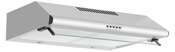 GlemGas GHC640IX Inox Cappa Sottopensile 60cm Aspirazione 345mc/h 2 Motori Filtri Metallici Carbone