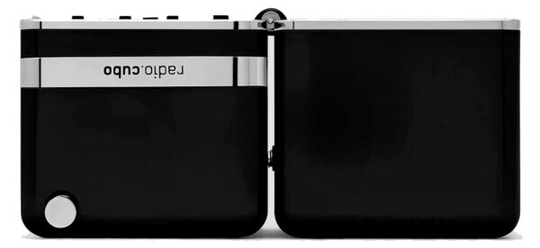 Brionvega TS522D+S 50° Nero Notte Radio Cubo FM RDS DAB/DAB+ Bluetooth Sveglia Ricaricabile