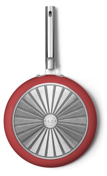 Smeg CKFF3001RDM Rosso 50's Style Cookware Padella 30cm 3,3L Antiaderente