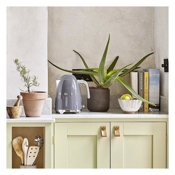 Smeg KLF03GREU Slate Grey Lucido 50's Style Bollitore 1,7 litri 7 Tazze Soft Opening AutoOFF 100°C