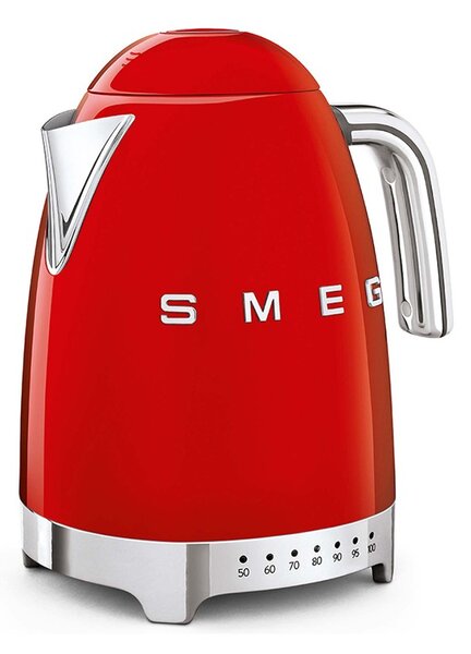 Smeg KLF04RDEU Rosso Lucido 50's Style Bollitore Elettronico 1,7 litri 7 Tazze Temperatura Variabile
