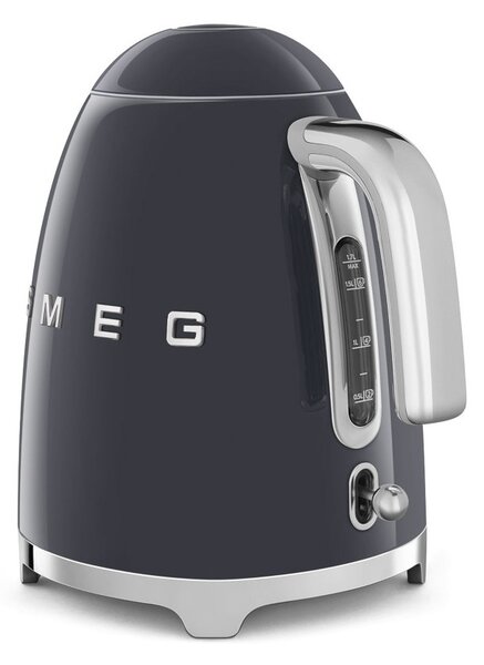 Smeg KLF03GREU Slate Grey Lucido 50's Style Bollitore 1,7 litri 7 Tazze Soft Opening AutoOFF 100°C