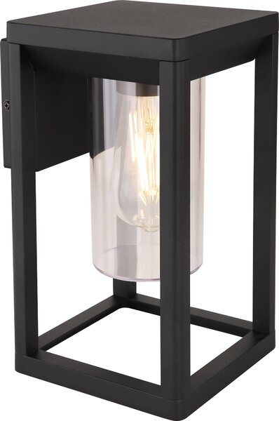Luce da esterno in alluminio pressofuso nero