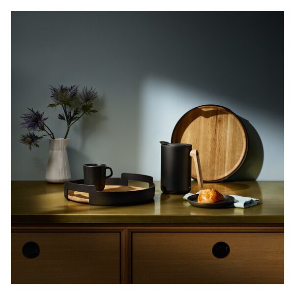 Eva Solo Vassoio Tondo 35cm Nordic Kitchen Black Rovere Tools Design