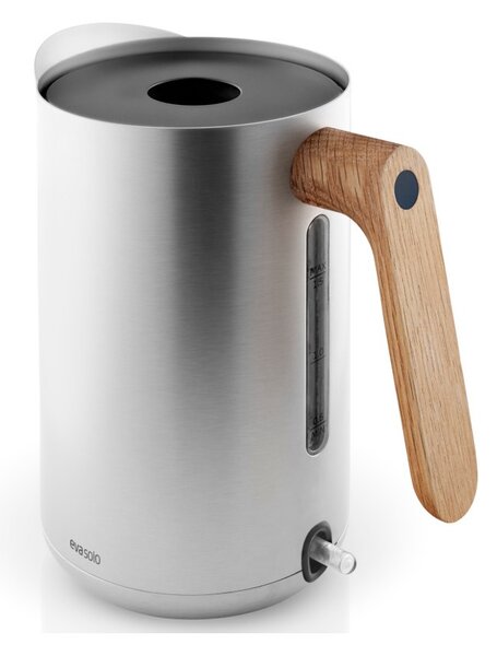 Eva Solo Bollitore Elettrico Nordic Kitchen 1.5L Acciaio Inossidabile Manico Rovere Oliato