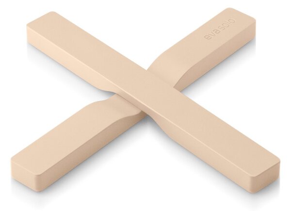 Eva Solo Sottopentola Magnetico Beige 2 Bacchette Silicone Incrociabili o Divise