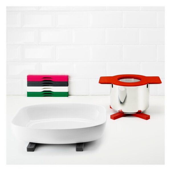 Eva Solo Sottopentola Magnetico Beige 2 Bacchette Silicone Incrociabili o Divise