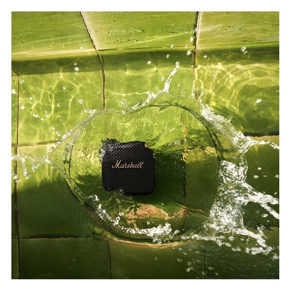 Marshall Willen Black and Brass Diffusore Amplificato Bluetooth Ricaricabile Autonomia15h IP67