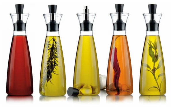 Eva Solo Caraffa Olio Aceto 50cl Vetro Borosilicato Beccuccio Antigoccia