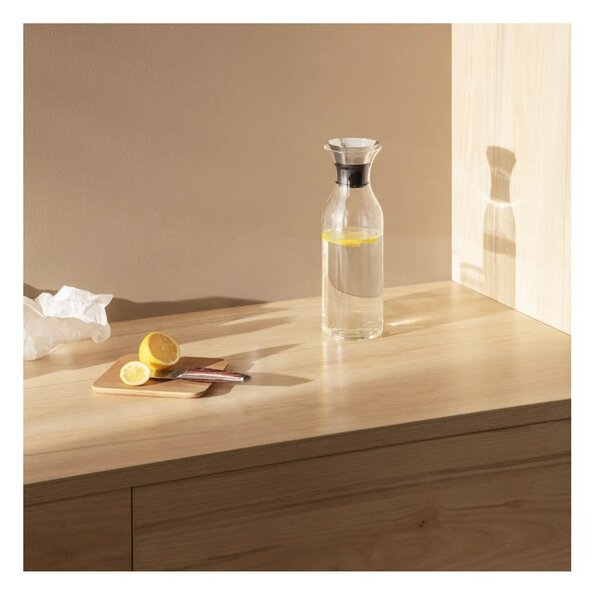 Eva Solo Caraffa Frigo 1L Vetro Borosilicato Beccuccio Antigoccia