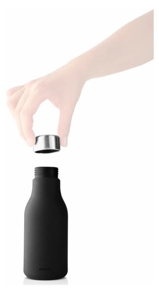 Eva Solo Squeeze Dispenser Sapone Black 0,2L Silicone Valvola per Dosaggio Detersivo Piatti