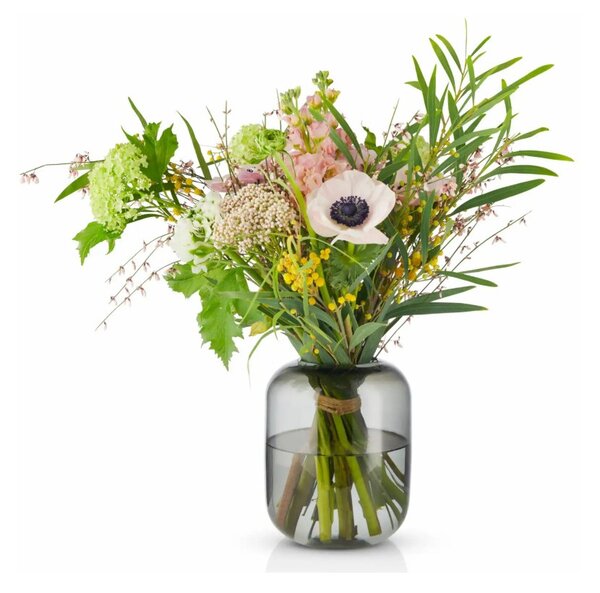 Eva Solo Acorn Vaso H16,5cm Stone Vetro Colorato Soffiato a Bocca