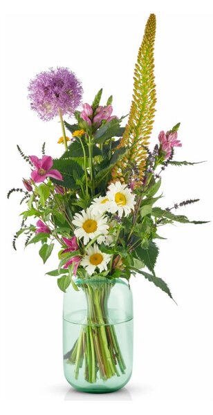 Eva Solo Acorn Vaso H22cm Mint Green Vetro Colorato Soffiato a Bocca