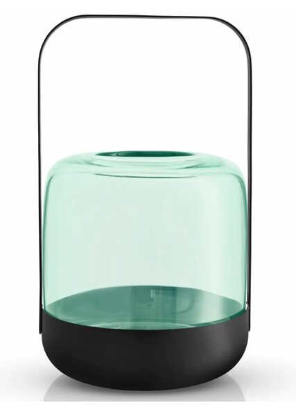 Eva Solo Acorn Lanterna Mint Green Acciao e Vetro Colorato Soffiato a Bocca