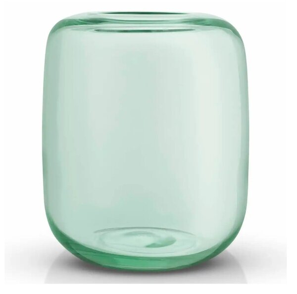 Eva Solo Acorn Vaso H16,5cm Mint Green Vetro Colorato Soffiato a Bocca