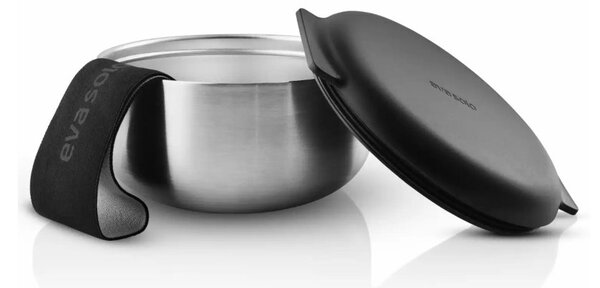 Eva Solo PortaPranzo ToGo Acciaio Nero Ciotola Isolata per Cibi Freddi 0,75l Diametro 15cm