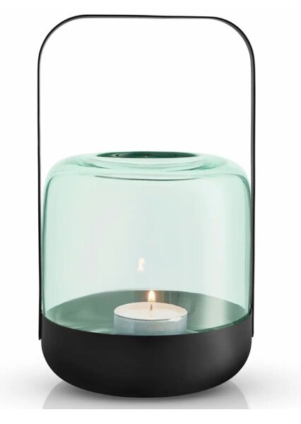 Eva Solo Acorn Lanterna Mint Green Acciao e Vetro Colorato Soffiato a Bocca
