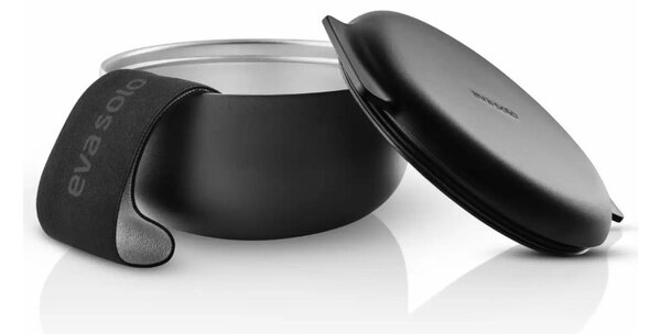 Eva Solo PortaPranzo ToGo Nero Ciotola Isolata per Cibi Freddi 0,75l Diametro 15cm