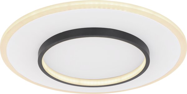 Globo Lighting plafoniera in metallo bianco, LED