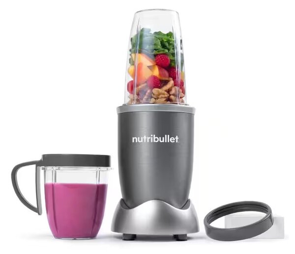 Nutribullet NB606DG Silver Frullatore Personal Blender 600W Contenitori 500ml 700ml