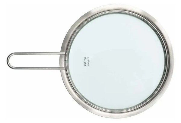Eva Solo Coperchio 20cm Piatto Vetro Acciaio Inox Manico Lungo