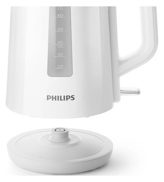 Philips HD9318/00 Bianco Bollitore 1.7L 2200W Indicazione Tazza Filtro Calcare AutoOff