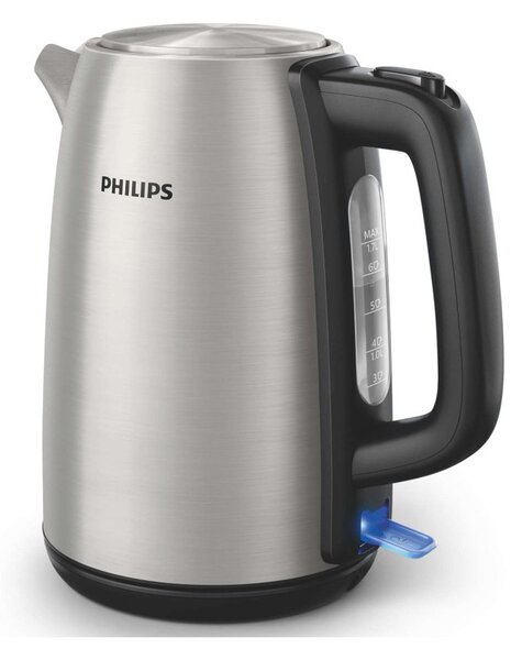 Philips HD9351/90 Inox Viva Collection Bollitore 1.7L 2200W Indicazione Tazza Filtro Calcare AutoOff