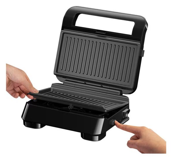 Braun SM5001 Black SnackMaker 5 Bistecchiera Compatta 800W Piastre Removibili