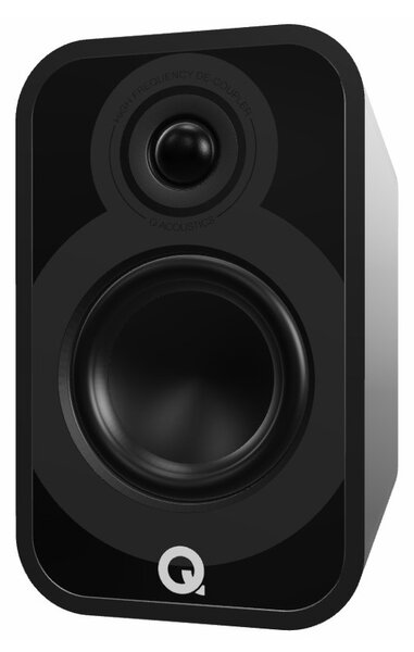 Q Acoustics 5010 Satin Black Coppia Casse Scaffale 90W 2vie T2,5 W11 BassReflex