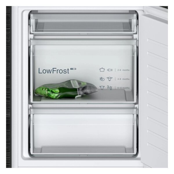 Siemens KI86VNSE0 Frigorifero Incasso Combinato Porta Traino 177x54 cm Classe E