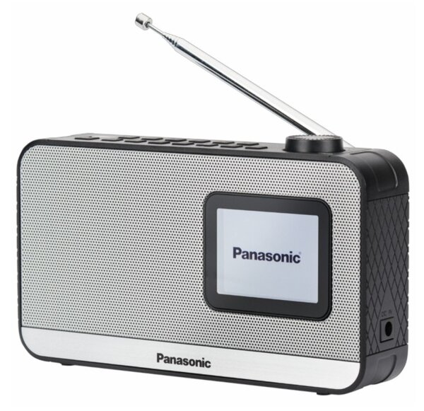 Panasonic RF-D15EG-K Black Radio DAB/DAB+ FM Bluetooth Sveglia Sleep Batteria Corrente