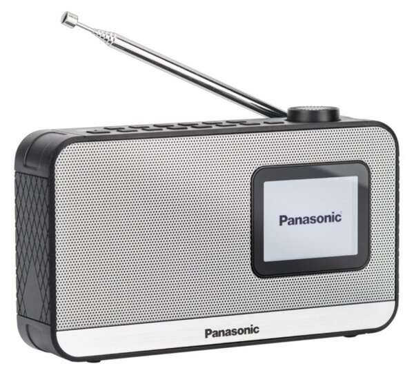 Panasonic RF-D15EG-K Black Radio DAB/DAB+ FM Bluetooth Sveglia Sleep Batteria Corrente