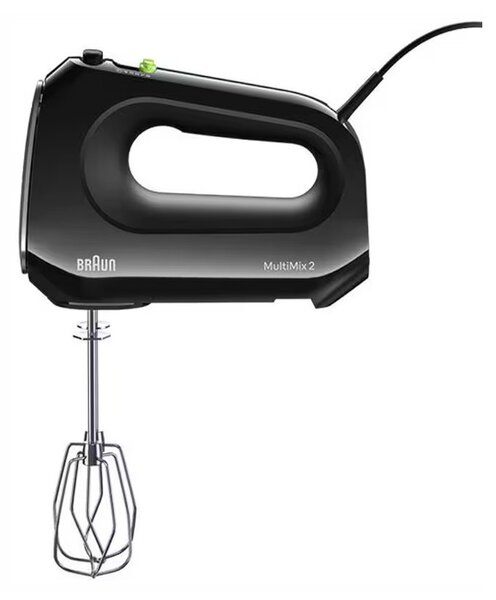 Braun HM2110BK MultiMix 2 Sbattitore 500W 4Velocità+Turbo 2Fruste 2Ganci