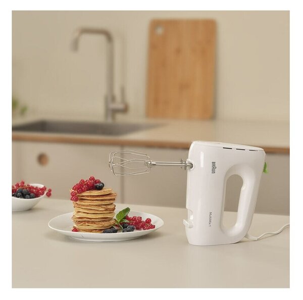 Braun HM1100WH MultiMix 1 Sbattitore 450W 4Velocità+Turbo 2Fruste